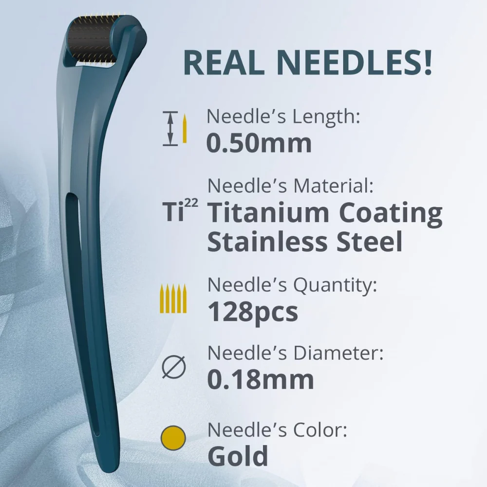 PRO Titanium Derma Roller (128 Pins) - Image 4