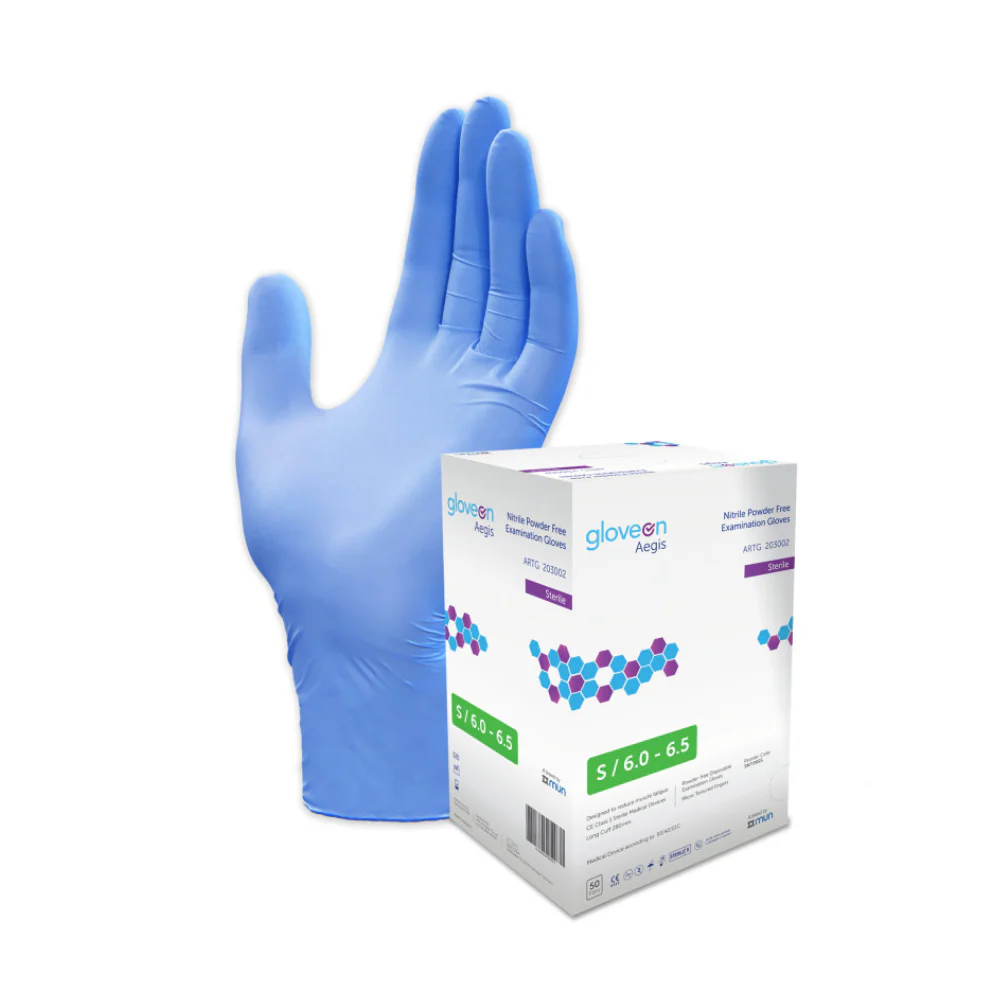 Sterile Nitrile Examination Gloves (Box of 50)