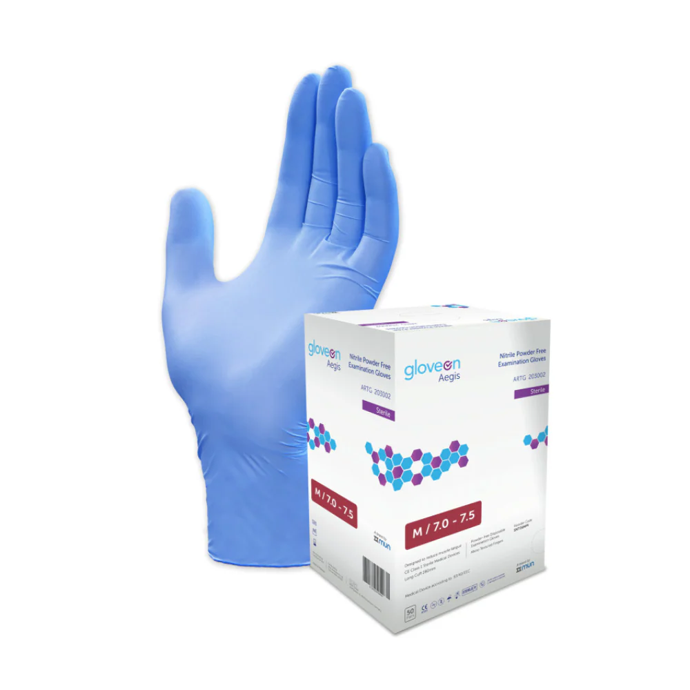 Sterile Nitrile Examination Gloves (Box of 50) - Image 2